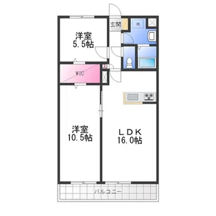 第3山内マンション【4階】の間取り