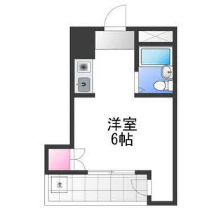 プラザOM【4階】の間取り