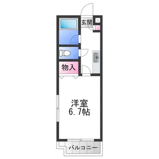 ラ・ルミエール【1階】の間取り