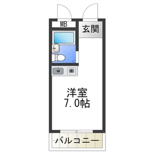 ビレッジ西野【1階】の間取り