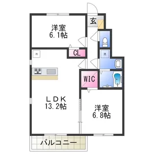 アルミック山荘 A棟【1階】の間取り