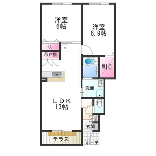 サンシエスタ【1階】の間取り