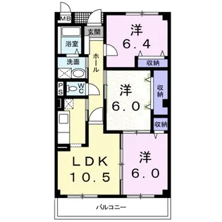メルヴェイユ【2階】の間取り