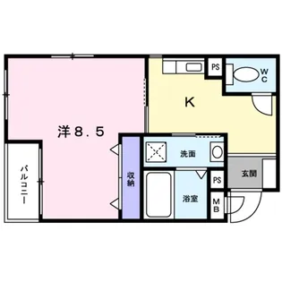 ブリックメゾン金剛【2階】の間取り