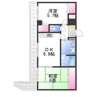 グランエクセル高師浜【1階】の間取り