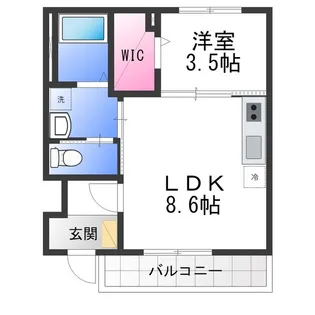 Pavillon Saburon【1階】の間取り