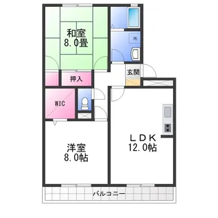 メゾンボナール【1階】の間取り