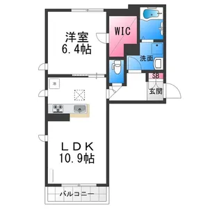 Luna stella【2階】の間取り