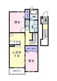 ブリランテA【2階】の間取り