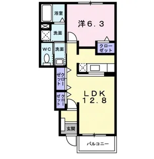 エスペランサ【1階】の間取り
