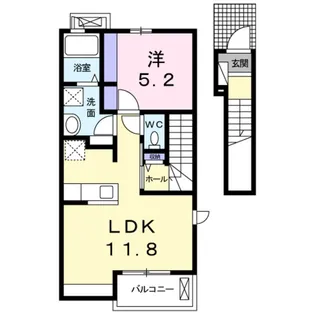 エアリー ヒル原町【2階】の間取り