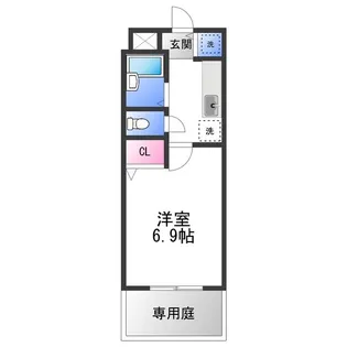 ラパス高倉台【1階】の間取り
