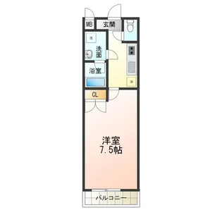 フジパレス浜寺ノースⅠ番館【3階】の間取り