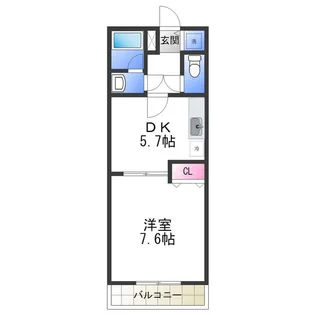 ラパス高倉台Ⅱ番館【2階】の間取り