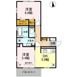 モア・サンハイム【2階】の間取り