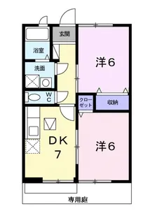 フェリース【2階】の間取り