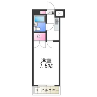ハイツホーシャ【2階】の間取り