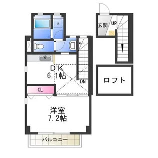 フリーダム【2階】の間取り