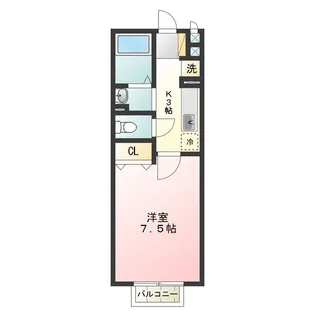 シャルマンコート【1階】の間取り