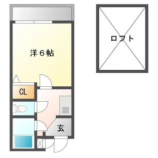 プレステージフジ狭山壱番館【1階】の間取り