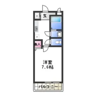 リヴェール泉大津【2階】の間取り