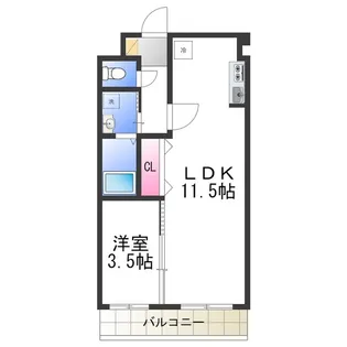 Villa Izumi Chuo【4階】の間取り