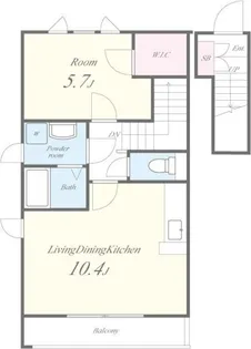 ティンカーベルRS【2階】の間取り