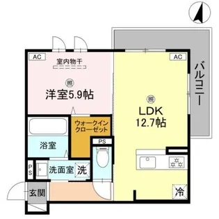 プライム金剛【2階】の間取り