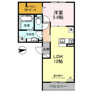 ベル ヴィル【2階】の間取り