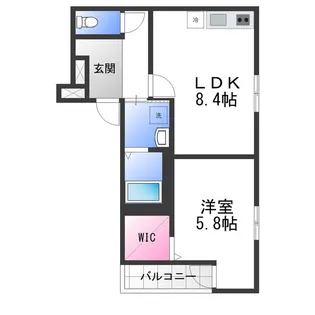 フジパレス羽衣駅南【2階】の間取り