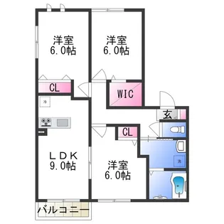 ラ・セーベⅡ【2階】の間取り