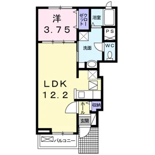 ブリーゼ・M【1階】の間取り