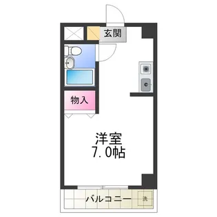 マンション谷佐【3階】の間取り