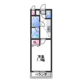ポプラーレ狭山【2階】の間取り