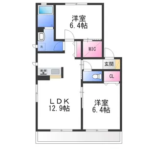 ソレイユヴィラ【1階】の間取り