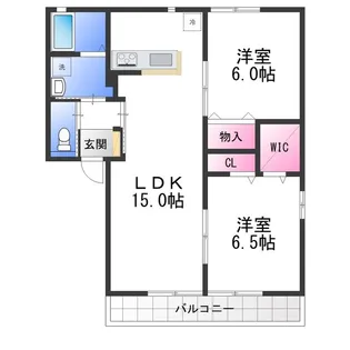 プランドールⅠ【1階】の間取り