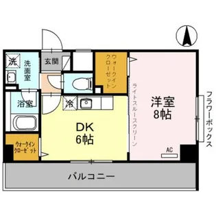 リヴェール鳳【3階】の間取り