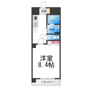 ラメール諏訪森【4階】の間取り