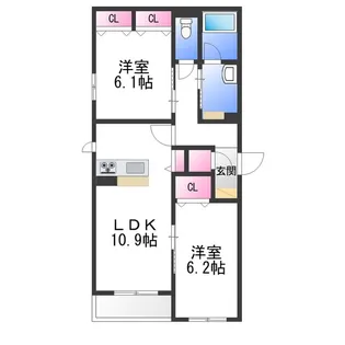 サントル和泉Ⅰ【1階】の間取り