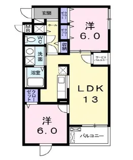 アルカンシエル【1階】の間取り