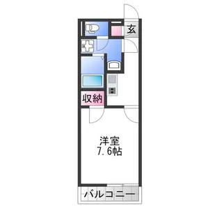 レオネクストセロシア ガーデン【1階】の間取り