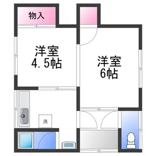 春光荘【1階】の間取り