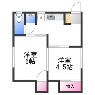 春光荘【2階】の間取り