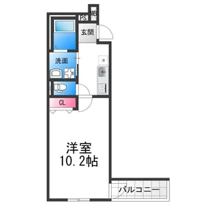 フジパレス堺鳳駅北ウエスト【3階】の間取り