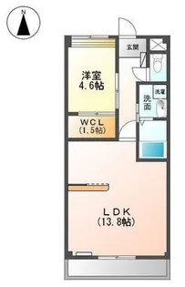 ロッシュ・フォーレ【2階】の間取り