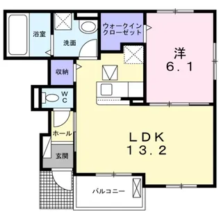 SWISS COTTAGE【1階】の間取り
