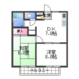 モアクレスト井ノ口【3階】の間取り