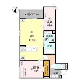 グランヴェールⅦ【2階】の間取り