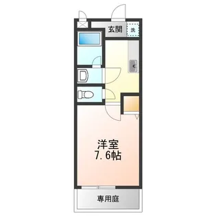 メリー・ヤード泉【1階】の間取り