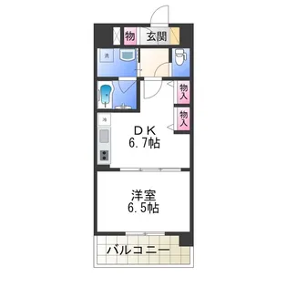 鈴の音【4階】の間取り
